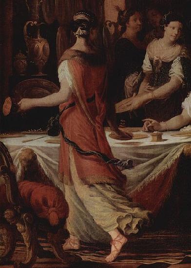 Johann Liss Gastmahl der Ester Detail oil painting picture